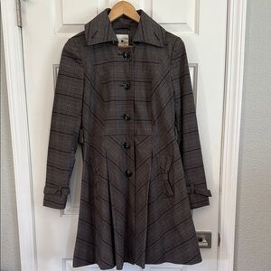 Elevenses Plaid Trench Coat ASO Alice Cullen